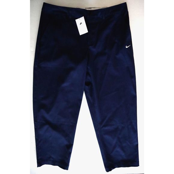 Nike DX6027 410 Men's Sz 38 Navy Blue Life Unlined Cotton Chino Pants - Picture 1 of 8